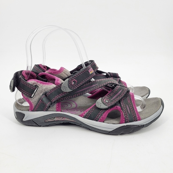 Merrell Shoes - Merrell Siren Lyric Hiker Sandals Open Toe Adjustable Leather Black Pink Size 6